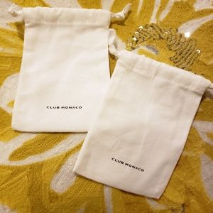 Club Monaco Canvas Jewelry Pouch